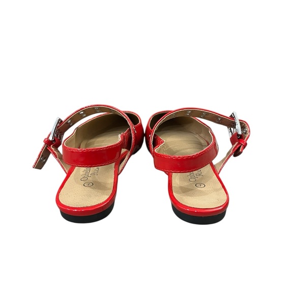 New Ophelia Roe Stylish Red Women's Flat Shoes with Memory Foam Size: 10 - Picture 3 of 5